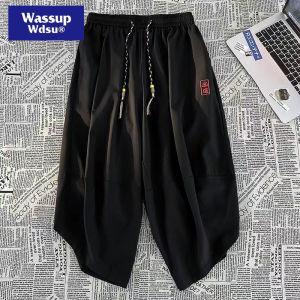 กางเกงลำลองชายทรงหลวมไซส์ใหญ่ 300 ปอนด์ ทรงขากระบอก ทรงเข้ารูป ทรงหลวม ทรงลำลอง ฤดูร้อน กางเกงขายาวทรงหลวม
