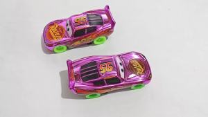 Takara Tomy | Pixar Cars Anime Figure 95 Pink Lightning McQueen Model Toy Car 1:55 Metal Die Casting Childrens Gifts Racing Car Toys