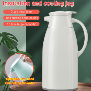 Insulation Kettle Household Long Term Insulation Thermos Bottle Large Capacity Glass Inner Leakproof Insulation Water Pot