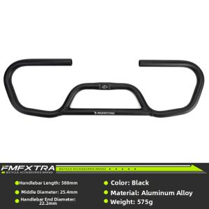 FMFXTRA | Adjustable Aluminum Butterfly Bicycle Handlebar for Long Distance Travel