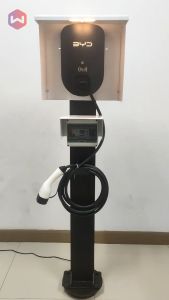เสาติดตั้งเครื่่องชาร์จรถEV ขาตั้งพร้อมกันสาดสำหรับ wall charger กันสาดป้องกันเครื่องชาร์จwallbox และกล่องวงจรไฟฟ้า