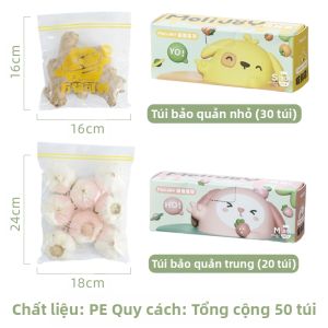 CAROTE | Túi Đựng Thực Phẩm Chất Lượng Thực Phẩm Dùng cho Bếp và Tủ Lạnh