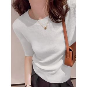 Slim Fit Light Knit Top for Summer