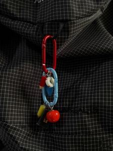 Colorful Dopamine Keychains Carabiner Cute Bag Accessories DIY Automobile Key Pendants Fashionable Bag Charms Accessory