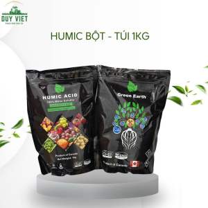 Phân Bón Humic Acid USA - Mỹ - Canada Nhập Khẩu Chính Hãng kích rễ cực mạnh - Túi 1kg
