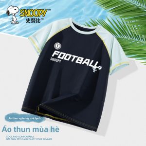 Snoopy | Áo Thun Cho Bé Trai Thông Gió Mát Xa