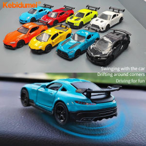 Kebidumei Sports Car Drift Rotating Ornaments Auto Dashboard Turning Racing Model Deco Car individuality Center Console Decoration Kit
