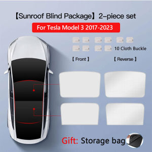 For Tesla Model 3 2017-2026 Sunshade Roof Never Sag Nano Ice-Crystal Coatings 3-Gen Heat Insulation Glass Roof Sun Shade