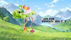 Baby Pull String Sensory Toys Rattle Teething Silicon Pull-String Activity Toys Early Montessori Education Toys