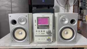 Bán Dàn Nghe Nhạc Vip Aiwa CX _ LMJ10 bãi nhật về đẹp keng hát cực tốt bãi nhật về nguyên bản sÀI điện 110v