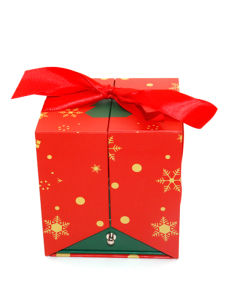 กล่องเก็บเครื่องประดับ Acrylic Red Rose ดอกเดียว เงินทอง แหวน จี้ ต่างหู เครื่องประดับ กล่องเก็บของ กล่องของขวัญ กล่องของขวัญปีใหม่