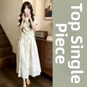LIRUSHAN | French Style Summer Floral Dress