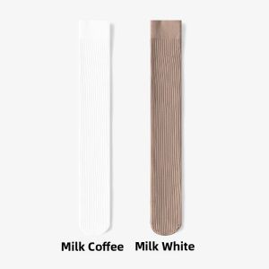 miiow | Thickened Long Tube Knee-high Womens Socks Anti-slip Black Legging JK Style Winter Pressure Socks Cat Person Brand Polyester