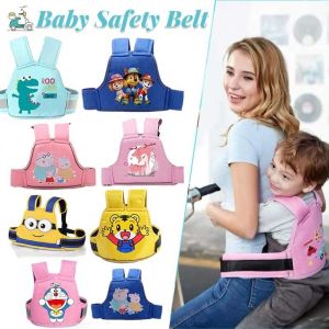 Oldlaiben Kids Safety Seat Belt Motorcycle Bicycle Bike for Children Baby Adjustable Anti-drop Protector