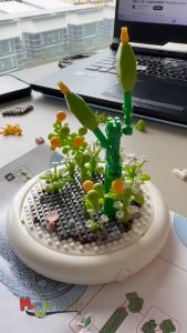 ⚡Ship in24h⚡Bouquet Flower Brick Building Blocks Toy Plant Decorations Eternal Nano Flower Gift Bunga Mini Kids Boy Girl