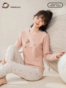 YINGBOLUN | Thick Warm Thermal Underwear Set for Girls