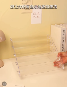 ~SG Stock~ Blind Box Display Rack Makeup Rack Makeup Holder Makeup Shelf Desktop Shelf Desktop Rack Cosmetics Rack Cosmetics Shelf Cosmetic Holder Perfume Holder Perfume Rack Perfume Stand Skincare Rack Toy Displays Rack Toy Storage Mini Figures Rack