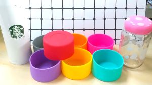 1pc Slip-proof Bottle Silicone Boots Sleeves For 12&24oz Or 32&40oz Water Bottle Cup Lid For Outdoor Camping Hiking