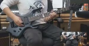 กีตาร์ไฟฟ้า ST สำหรับมือใหม่ ไม้เบสวู้ด พร้อมแอมป์ 5W เสียงแตกชัดเจน | ชุดเริ่มต้นเล่นกีตาร์ครบวงจร