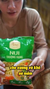 Combo 2 Túi Nui Ống Dài Vàng 100% Hữu Cơ Eat Clean Giảm Cân Ăn Kiêng - Túi 400gr