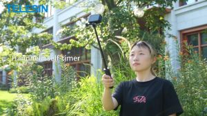 TELESIN 2nd Gen Mini Desktop Extendable Selfie Stick Monopod w/ Tripod Stand Photography Ergonomic Grip for Action Cameras GoPro Hero DJI Action Insta360 SJCAM etc S1-MNP-01