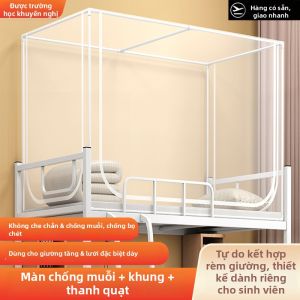 Màn Chống Muỗi Dành Cho Ký Túc Xá Học Sinh Có Thể Giãn Hai Lớp Dùng Một Người Trong Suốt