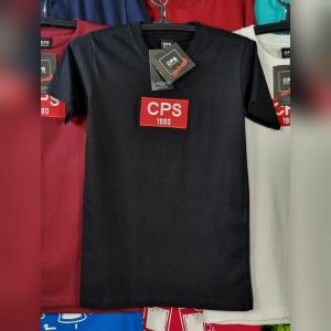 เสื้อยืดซีพีเอสกรอบอกแดง