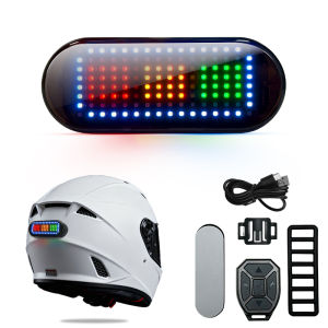 Đèn LED Cảnh Báo Mũ Bảo Hiểm Xe Máy Màn Hình Hiển Thị Khi Đi Đêm Đèn Hậu Xe Đạp Lập Trình Tự Chế Màn Hình Hiển Thị Chất Liệu Polyester Dùng Được Cho Cả Nam Và Nữ