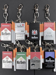 Portable Mini Ashtray Street Style Keychain Bag Pendant CGYYD Personalized Ash Box Pull Type Key Holder Fashion Accessory