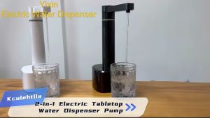 Rechargeable Electric Water Pump Rotatable Drinking Water Dispenser USB Charging Automatic Portable Bottle Water Pump Auto Switch Water Pump Dispenser Pure Water Bucket Water Pressure Device