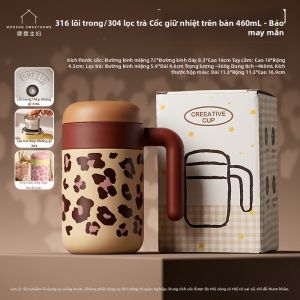 MODERN SWEETHOME | Cốc Tách Trà Có Quai Cách Nhiệt Thời Trang
