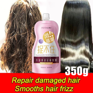 Hair Mask Keratin Hair Treatment Deep Repair Hair Film Nourishment Softening Smooth Hair Conditioner Treat Split Ends Repairs Frizzy Make Hair Soft Hair Care Cream 350ml