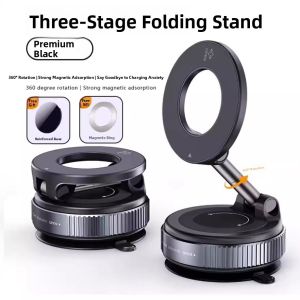 NAILI | ZHIQU Vacuum Magnetic Manual Phone Stand for Car Home and Desk