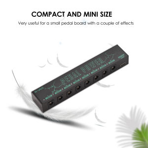ammoon M-VAVE PEDAL POWER Guitar Pedal Power Guitar Effector Power Supply 8 Isolated DC Output