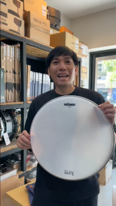 หนังกลอง Williams Single Ply White 10 Mil รุ่น WW1 เสียงเปิด อบอุ่น คลาสสิก