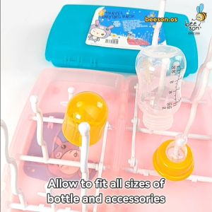 Beeson Rak Pengering Botol Susu Bayi / Portable Baby Feeding Bottle Drying Rack Foldable Drying Rack Nipple Dryer 80480