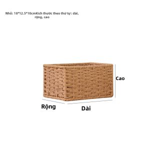 Tổ Chứa Đồ Nhựa Giả Mây
