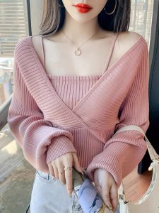 Áo Len Tăm Chất Len Dày Mịn Áo Ống + Áo Cánh Dơi Tay Bồng