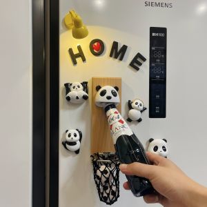 Dễ Thương Panda 3d Từ Tủ Lạnh Nam Châm Dụng Cụ Mở Nắp Hộp Bia Giỏ Treo Tường Phong Cách Dụng Cụ Mở Bia Sáng Tạo Lark Thương Hiệu Dụng Cụ Nhà Bếp
