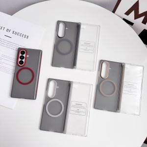 szhaiyu | For Samsung Galaxy Z Fold 8 Ultra Z Fold 8 7 6 5 Semi-Transparent Frosted Cover With Hinge Ptotect For Magsafe Shockproof Case