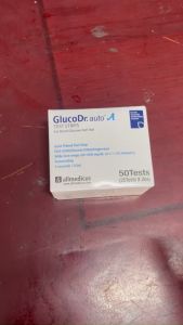 Que thử đường huyết GlucoDr Auto sử dụng cho máy đo đường huyết GlucoDr Auto (Hộp 2 lọ 50 que)