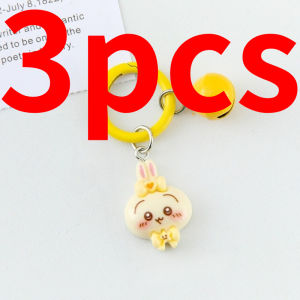 Bandai | The Cute Cartoon Hachiware Usagi Bow Accessory Keychain Pendant for Car Interior Small Pendant As An Excellent Gift for Friends
