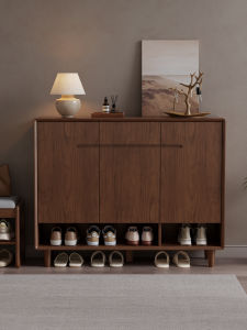 DONGMU | Italian Luxury Real Wood Shoe Cabinet Multi-layer Large Capacity