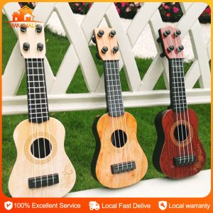4-string Childrens Wooden Guitar Toy Mini Portable Boy Girl Birthday Gift Educational Toy New
