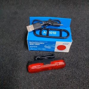 CLEARANCE USB Rechargeable Rear Light Cycling Blinker LED Taillight Safety Warning Cycling Rear Tail Light