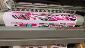 Honda Click V3 / V4 M front panel  decals High-quality sticker ( assorted design )