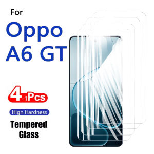 1-4PCS Screen Protectors For Oppo A6 GT 6.8" A 6 Tempered Glass Crystal 9H High Aluminum Anti Scratch Case Friendly Fingerprint