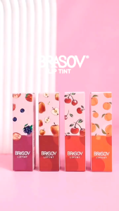 Brasov Liptint 5GR Lip Tint Pigmented Aroma Berry Long Wearing Tidak Membuat Bibir Kering