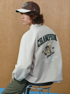 Champion | Spring New Collar Casual Retro School Style Outerwear