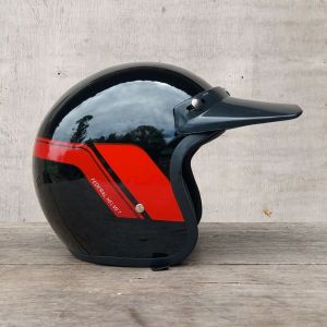 Helm Honda GL Series Black Red Pet